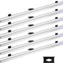 6 Pack Blueprint File Hanging Clamps 30" Blueprint File Clips with Label Holder Binding Strips Blueprint Binders for Construction Plan Poster Architectural Drawing Arts Maps Large Document