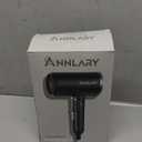 ANNLARY Hair Dryer with Comb | 1800W Blow Dryer with Diffuser for Curly Hair | Plasma Ionic Hairdryer for Frizz Control | Foldable & Protable Design for Travel | 6.5 ft ALCI Cord
