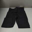 THE GYM PEOPLE Thick High Waist Yoga Pants with Pockets, Tummy Control Workout Running Yoga Leggings for Women (Large, Black)