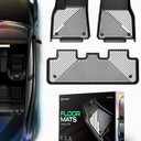 YHTAUTO Upgrade Galaxy Grey Car Floor Mats Fit Tesla Model Y Juniper 2025 2024 2023 2022 2021 2020 TPE Dual-Tone All Weather Car Mats, Custom Fit Model Y Interior Acessories