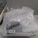 Thickened Clear Shoe Storage Organizer with Magnetic Door, Sturdy Stackable Shoe Boxes for Closet, Collapsible Space-Saving Shoe Rack for Sneakers & Boots, Plastic Shoe Cabinet Box Set, 6 Pack, White