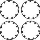 for Tesla Model Y 21 Inch Wheel Rim Protector Hubcaps Uberturbine Wheels Rim Cover Tire Trim Rings Matte Black 4Pcs Model Y Accessories