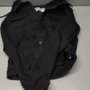 WallFlower Women's Dreamer Denim Jackets Juniors (S, Black)