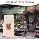Zonon 8 Pcs X Banner Stand Adjustable Fit 23 x 63 to 32 x 78 Inch, Gray