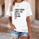 A Lot Going On at The Moment T Shirt Oversized Country Music Concert for Women Loose Nashville Music Lover Shirts (White, S)