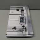 WallarGe Atomic Clock with Outdoor and Indoor Temperature - 12.5 Inch Self-Setting Digital Clock Large Display, Battery Operated Wall Clocks or Desk Clocks for Bedroom, Livingroom, Office