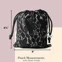 Silky Toes Womens Foldable Lace Wedding Flats Comfortable Bridal Dressy Shoes (Medium)