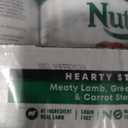Nutro Hearty Stew Canned Wet Dog Food, Natural Grain Free Dog Food Wet Cuts in Gravy Meaty Lamb with Green Bean & Carrot Stew, 12.5 oz Cans (12 Count, Pack of 1) (BBD FEB 10 2028)