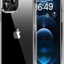 HOOMIL Case for iPhone 12 Pro Max 6.7-Inch, Non-Yellowing, Drop Protection, Anti-Scratch Transparent Hard Back Phone Cover - Crystal Clear