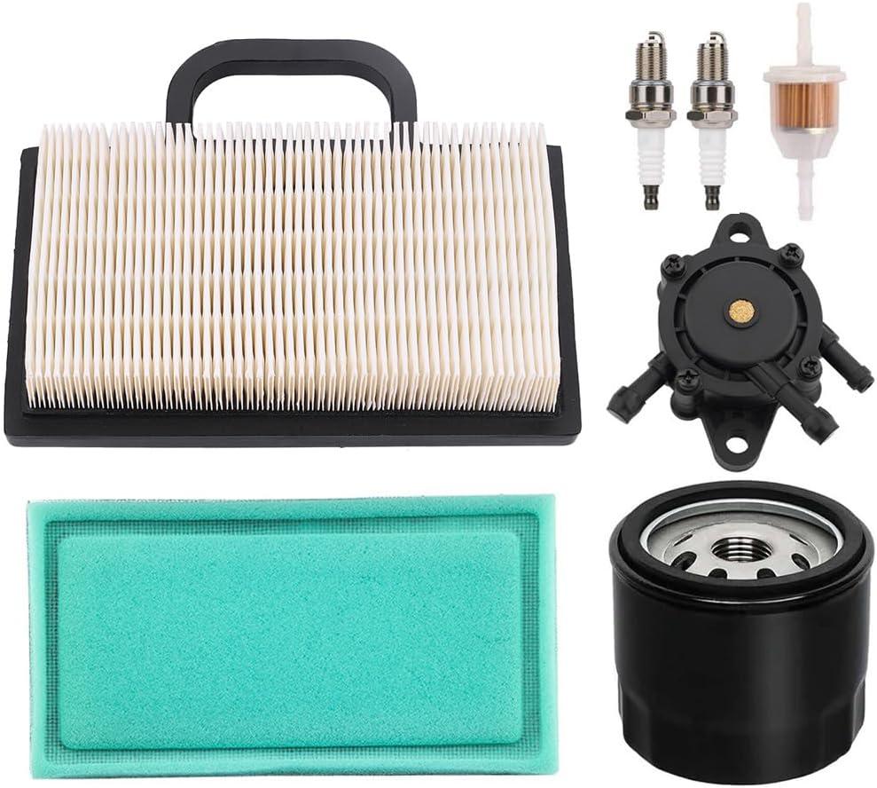 499486 499486S Air Filter LA135 Tune Up Maintenance Service Kit for John Deer-e LA120 LA130 LA140 LA150 L120 LA145 D130 D140 GY20575 GY21056 BS 695667 698754 V-Twin 18-26 HP Mower