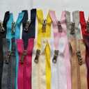 ZMCHNICY 13PCS #5 Separating Nylon Coil Zippers for Jackets Coats Sportswear Bags Handbags Backbags Dress Sewing Crafts Cushion,Pillow DIY Handmade 13 Colors Mixed ((80cm/32inch))