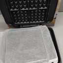 Dash No-Drip Waffle Maker - Quad Waffle Maker for Hassle-Free Breakfasts - Dual Nonstick Heating Plates & Quick Heat-Up System - Easy-Release Surface - Silver