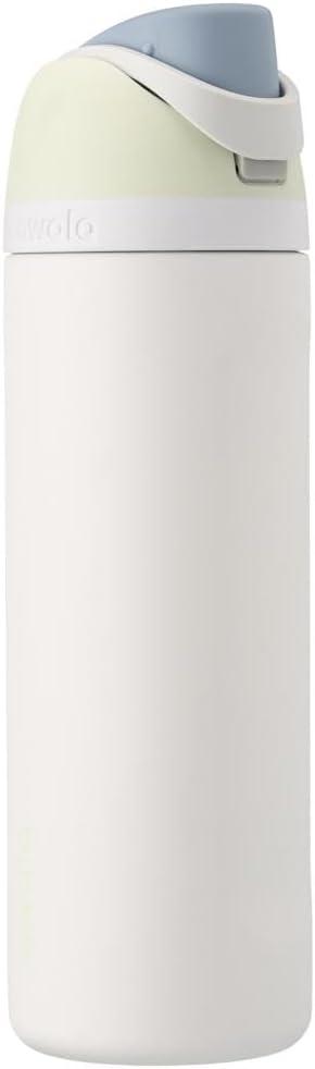 Owala FreeSip Insulated Stainless Steel Water Bottle with Straw for Sports and Travel, BPA-Free, 24oz, Iced Breeze