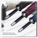G4Free 62inch Wooden J Handle Golf Umbrella Windproof UV Protection Classic Stick Wedding Cane Umbrellas, Auto Open Cane Hook Handle