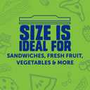 Ziploc XL Sandwich and Snack Bags with EasyGuide Texture, Plastic Storage Bags with Grip 'n Seal Technology, 90 Bags Total