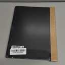 AHGXG Lined Spiral Journal Notebook, B5 Large Notebooks for Women Men, 140 Pages Hardcover Leather Notebook College Ruled, 100 GSM Paper, Notebooks for Work School Note Taking, 7.6" x 10", Black