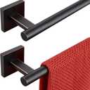 KOKOSIRI Bathroom Towel Bar Bath Towel Holders for Toilet Kitchen Cabinet Wall Mount 24 Inch, 2 Pack Oil Rubbed Bronze Stainless Steel B4005ORB-L24-P2