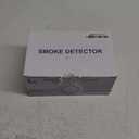 Smoke Alarm Fire Detector,Battery Operated Photoelectric Smoke Detector with Test Button and Low Battery Warning, Fire Alarms Smoke Detectors for Home, 6 Pack