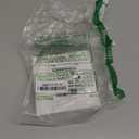 BESTTEN 2 Gang Toggle Switch Stainless Steel Wall Plate with Ｗhite or Clear Plastic Film, Standard Metal Light Switch Covers, Durable Corrosion Resistant, Industrial Grade, Brushed Finish, 5 Pack