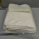 Bailarina Cloth Napkins Set of 80,17x17 inches Dinner Napkins Cloth Washable,Polyester Square Table Cloth Napkin Bulk with Hemmed Edges Ideal for Banquets, Parties and Weddings-Ivory