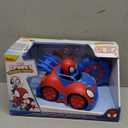 Jazwares Marvel Spidey and His Amazing Friends Web Crawler RC - Remote-Controlled Vehicle - Features Built-in Super Hero with 4 Controller Functions, Blue & Red