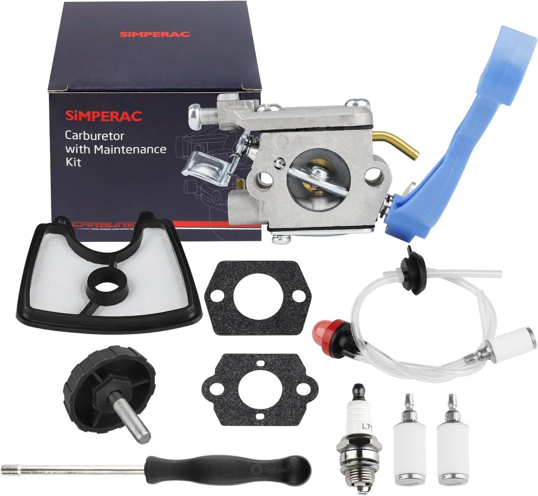 125BV Carburetor for Husqvarna Leaf Blower 125B 125BVX 125BX Carburetor 590460102 Replace for Zama C1Q-W37 with 125b Air Filter Fuel Line Tune up Kit