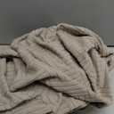 hyha Waterproof Couch Cushion Covers for Sectional Sofa, Magic Sectional Sofa Couch Cushion Covers L Shape Washable, Waterproof Chaise Lounge Seat Slipcover with Elastic Bottom(Chaise, Taupe)