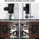 Adjustable Blink Doorbell Camera Mount (45 to 135 Degrees),No Drill Doorbell Mounting Bracket for New Blink Video Doorbell 2025 (2nd Gen),Anti Theft Doorbell Mount for Apartment Security