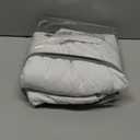 U-NICE HOME Recliner Chair Covers Reversible Chair Cover Pet Covers for Dogs with Elastic Straps Water Resistant Diamond Quilted (23''Armchair, White/White)