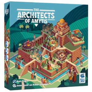 The Architects of Amytis | 2 Player Strategy Game | Design Your Own City of Babylon for Queen Amytis | Ages 10+ | Unique Three-in-a-Row Scoring Bonus | 5 Minutes to Learn, 30 Minutes to Play