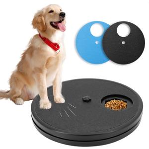 Dog Nail Scratch Board - 3 in 1 Rotatable Round Dog Scratch Pad for Nails with Treat Box, Dog Nail File Toy, Scratching Board for Dogs,Shorten Dogs Side Nail Easier for Small and Large Dogs (Black)