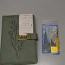 Lock Diary for Women Diary with Lock for Girls A5 Leather Locked Journal 260 Pages 100 GSM Refillable Journal with Lock for Teens Secrets Flower Journals with Combination Passwords, 5.7"x8.3", Green