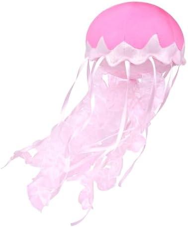 Double Bread Realistic Jellyfish Stuffed Animal, Cute Plush Toy for Birthday Room Decor, Sea Animal Collection Gift for Boys and Girls (Pink)