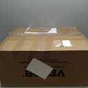 VEVOR Walk-Behind Hand Push Floor Sweeper, 25.6" Sweeping Width Floor Sweeper Manual Non-Electric, 5-Gallon Waste Container, Angle & Height Adjustable Folding Handle for Walkway, Yard, Garage, Patio