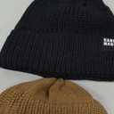 JANGANNSA Simple Knitted Baby Beanie Hip-Hop Boys Winter Hat Toddler Kids Bonnet for Girls 0-5Y (0-6 Months, Black+khaki+gray)