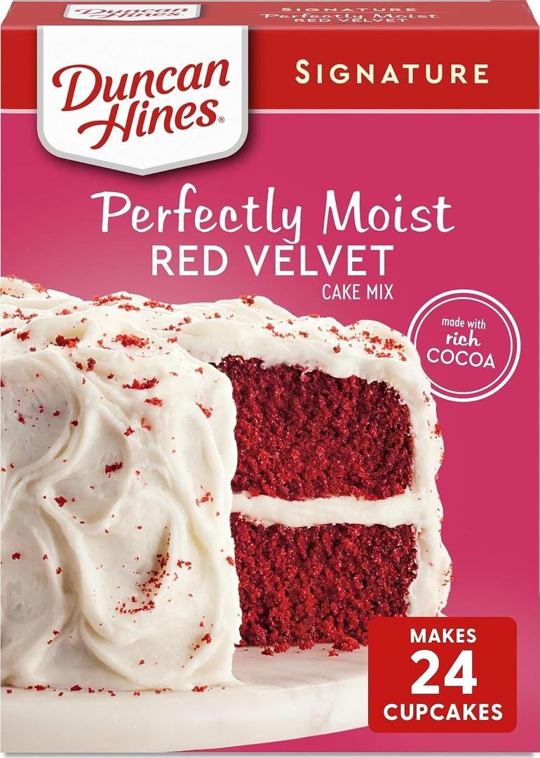 Duncan Hines Red Velvet Cake Mix, 15.25 oz.