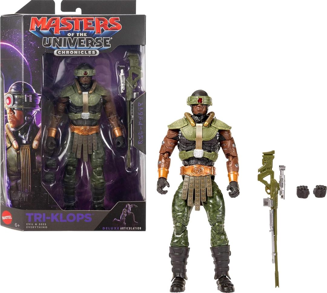 Masters of the Universe Action Figure Chronicles Tri-Klops, 6.5 Inch 2026 Movie Accurate, 30 Points Articulation