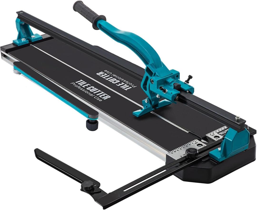 Mophorn 48 Inch Tile Cutter Single Rail Double Brackets Manual Tile Cutter 3/5 in Cap w/Precise Laser Manual Cutter Tools for Precision Cutting (48 Inch)