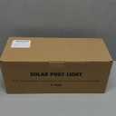 APONUO 6 Pack Solar Post Cap Lights, 2 Modes(Warm/Cool Light) Outdoor Waterproof Fence Post Solar Lights, Solar Powered Garden, Patio, Deck Decor for 4x4, 5x5, 5.5x5.5 Wood & Vinyl Posts, White