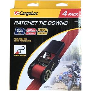 4 Pc. 10' x 1,200 lbs - S-Hooks, Color Box