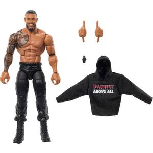 Mattel WWE Elite Action Figure & Accessories, Series #117 6-inch Collectible Roman Reigns with 25 Articulation Points & Swappable Hands Mattel WWE Elite Action Figure & Accessories, Series #117 6-inch Collectible Roman Reigns with 25 Articulation Points & Swappable Hands