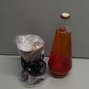 The Original Lava Lamp - 14.5" Volcanic Crags - Classic Liquid Motion Lamp - Red Wax and Orange Liquid - #2078 