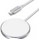 Wireless Charger - Magnetic Wireless Fast Charging Pad for iPhone 17/16/15/14/13/12 Series,20W Magnetic Charger for AirPods 4/3/2/Pro,Slim & Non-Slip Fast Wireless Charger for Desk, Nightstand, Travel