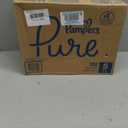 Pampers Pure Baby Diapers, Size 5 (27+ lbs), 132, Up to 100% Leakproof, Premium Hypoallergenic Soft Diapers