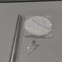 NearMoon Standing Paper Towel Holder, Kitchen Paper Towel Tissue Holder- for Bathroom Kitchen Countertop, Standard or Jumbo-Sized Roll Paper (with Marble Base, Brushed Nickel)