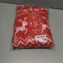 Giggling Getup Grey Men Adults Christmas Pajamas With Hood, Loose Nordic Print Pattern Holiday Jumpsuit, 1 PC-XL