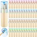 Kosiz 24 Pack Mini Colored Pencils with Sharpener Bulk Easter Gifts Bulk 3.5" Drawing Portable Handheld Coloring Pencils in Tube for Artists Writing Sketching(6 Colors)