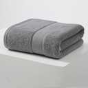 100% Cotton Bath Towels, 28X56 Inches Towels, Quick Dry, Highly Absorbent, Soft Feel Towel, Gym, Spa, Bathroom, Shower, Pool, Super Soft Hotel Quality Towel (Dark Gray)