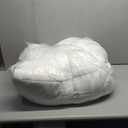 COONP Queen Mattress Topper, Extra Thick Pillowtop, Cooling and Plush Mattress Pad Cover Cotton Top Bed Topper Protector with 8-21 Inch Deep Pocket (White)