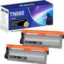 TN660 TN-660 Toner Cartridge - Replacement for Brother TN660 TN630 TN-630 TN-660 Use for HL-L2300D HL-L2380DW HL-L2320D DCP-L2540DW HL-L2340DW HL-L2360DW HL-L2305W Printer(2 Black)